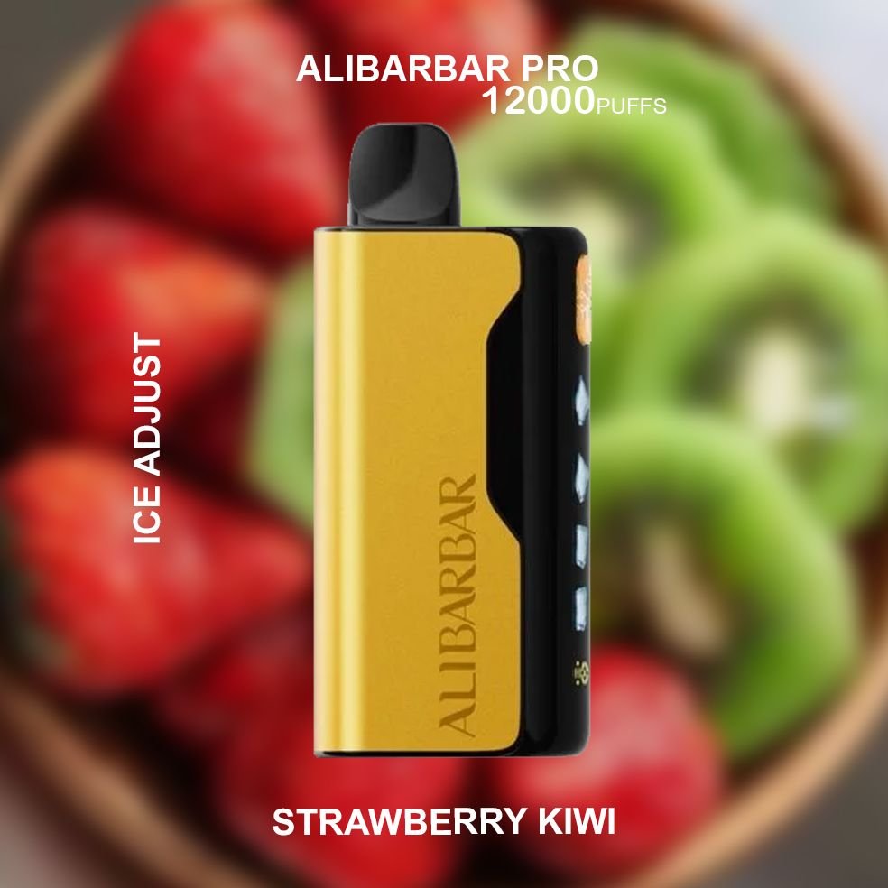 alibarbar pro ice adjust strawberry kiwi – 12000 puffs