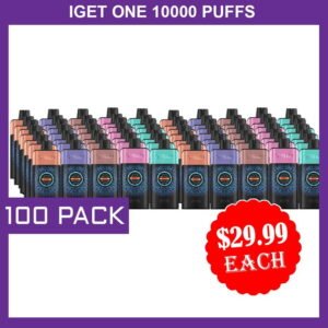 iget one 12000 puffs – 100 pack