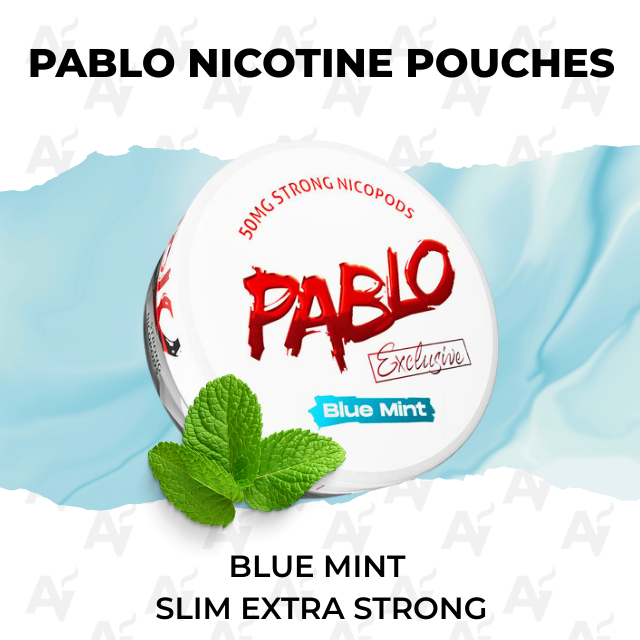 PABLO Nicotine Pouches – Blue Mint