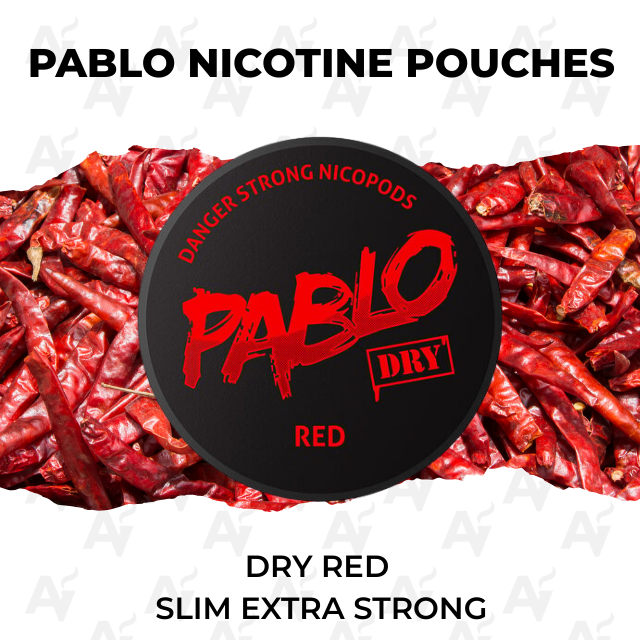 PABLO Nicotine Pouches – Dry Red