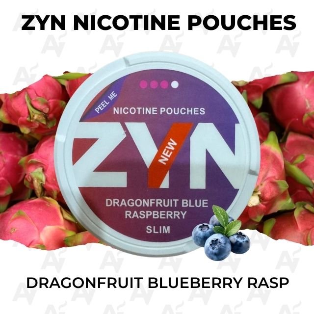 Zyn Nicotine Pouches – Dragonfruit Blueberry Rasp