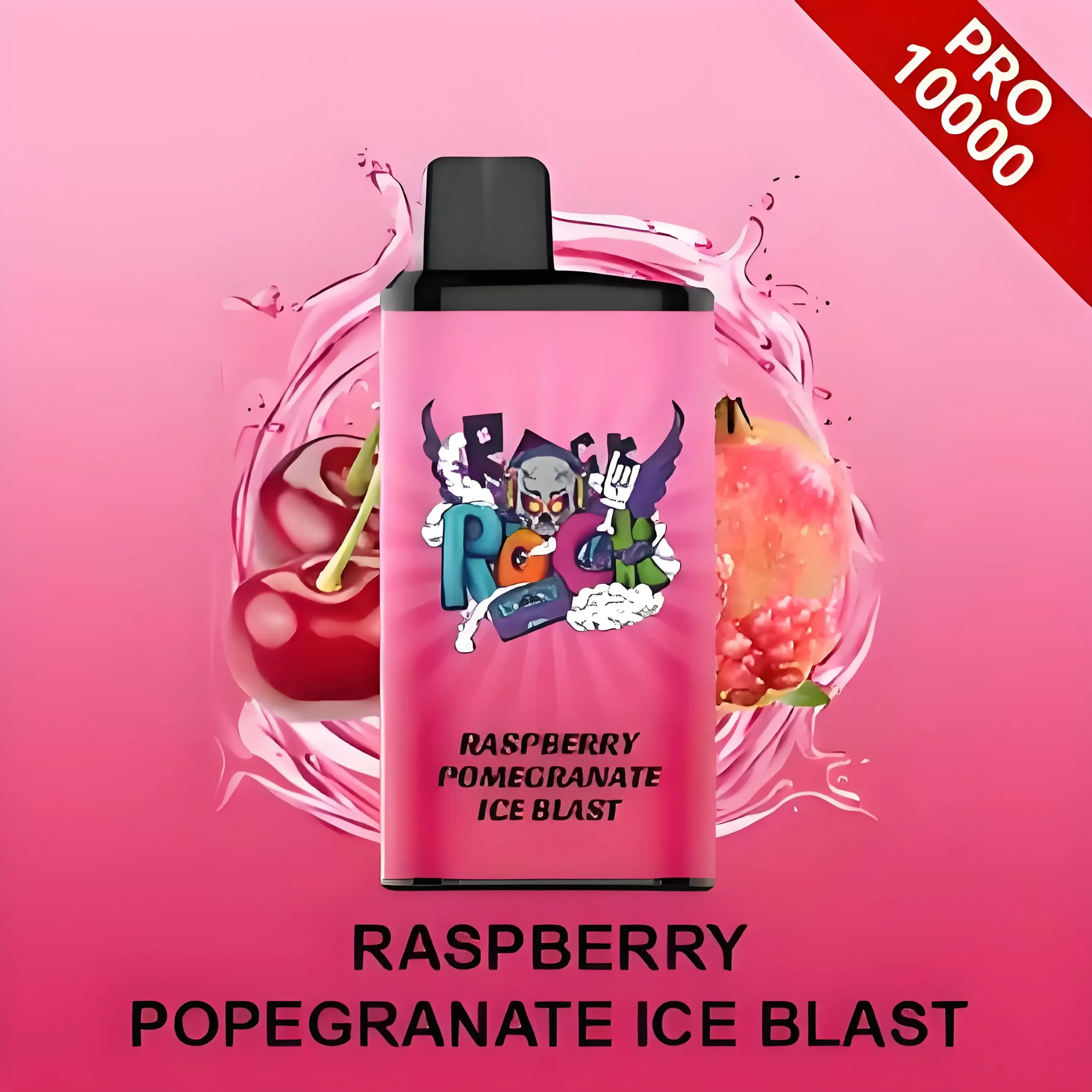 raspberry pomegranate ice blast iget bar pro 10000 puffs