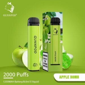 Home gunnpod apple bomb – 2000 puffs