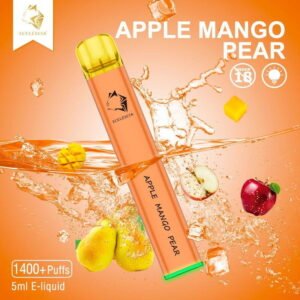 gunnpod apple mango pear – 1400 puffs