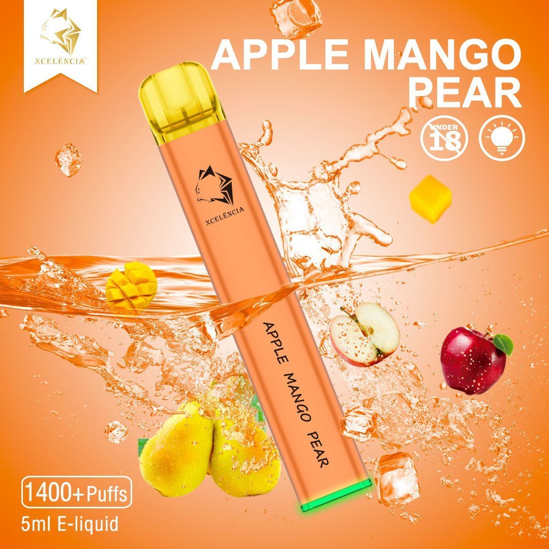 Home gunnpod apple mango pear – 1400 puffs