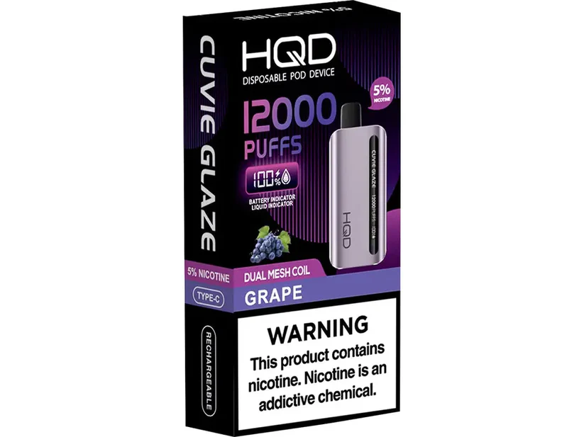 HQDCuvieGlaze_Grape_Disposable_Vape24 hqd glaze