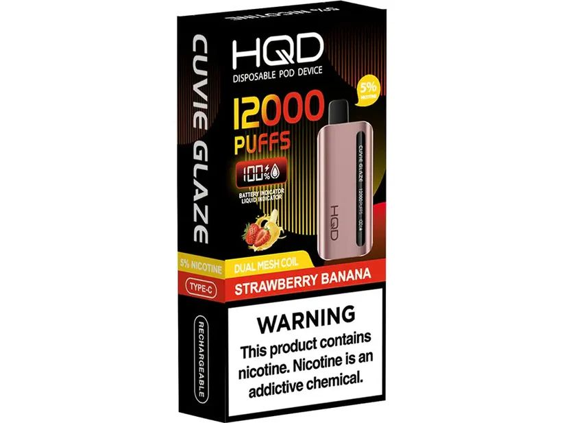 HQDCuvieGlaze_StrawberryBanana_Disposable_Vape18 hqd glaze