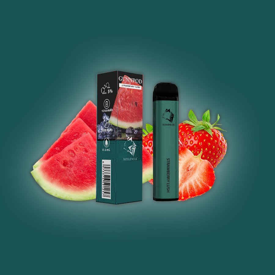 gunnpod strawberry lush – 2000 puffs