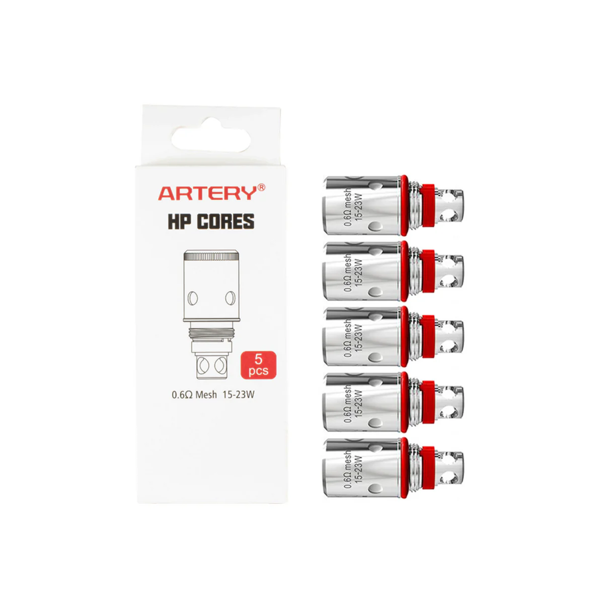 Home artery pal ii pro pod replacement coil 5pcs/pack