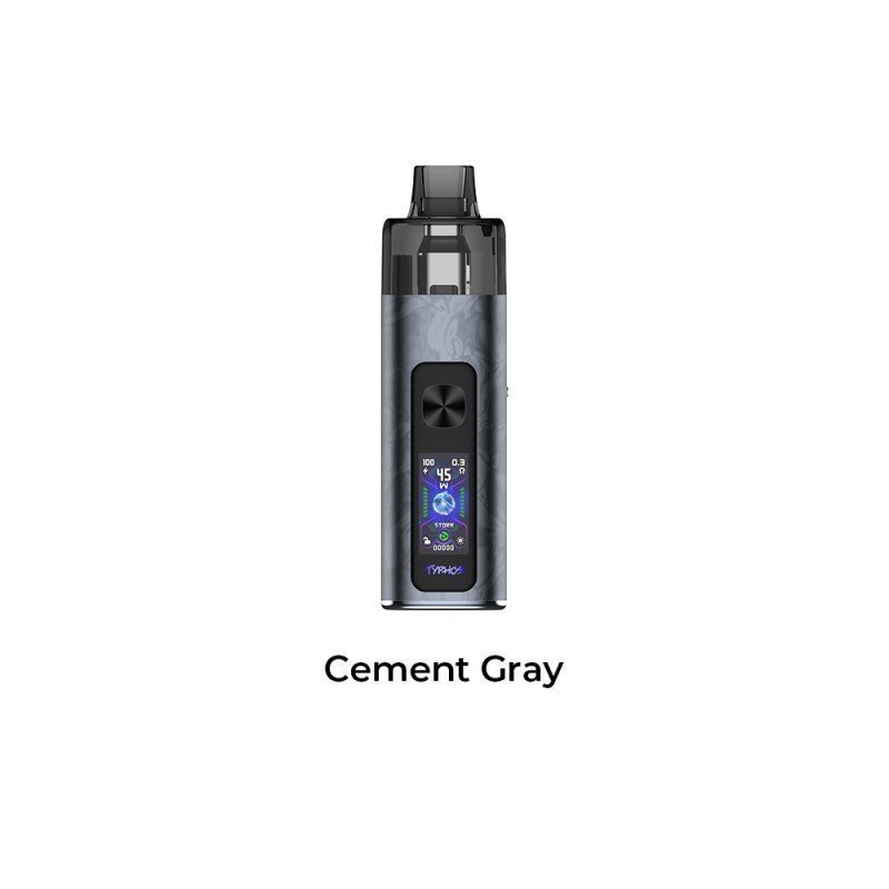 cement-grey-uwell-typhos.jpg uwell typhos pod kit 2000mah 45w