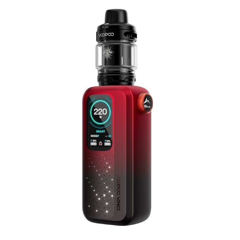 dark-red-voopoo-vinci-spark220.jpg voopoo vinci spark220 vape mod kit 220w