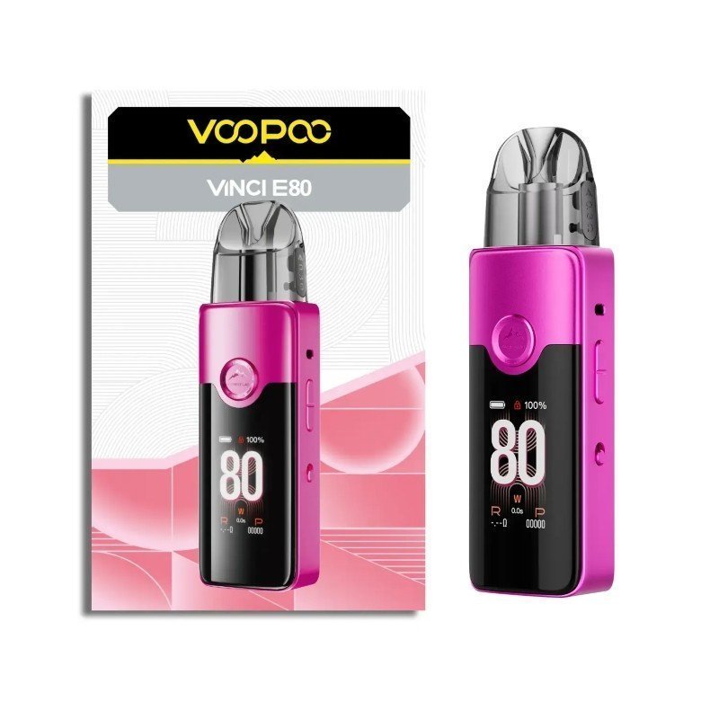 rose-red-voopoo-vinci-e80.jpg voopoo vinci e80 pod mod kit 80w