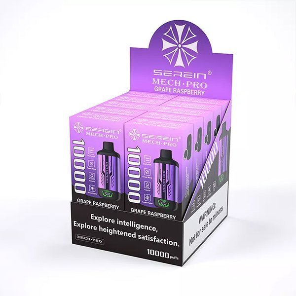SEREIN MECH-PRO 10000 Puffs serein mech pro 10000 puffs grape raspberry